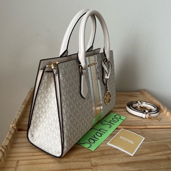 🌼Michael Kors Sheila Medium Corner Zip Satchel - Picture 4 of 16